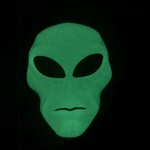 Fluoreszkáló ufó álarc