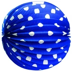 Papír lampion gömb 25 cm ( vegyes színekben )