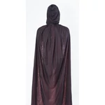 Fekete-piros köpeny kapucnis 140 cm