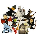 Színes halloween füzér