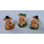 Szerencséthozó malacka ( 2,5 x 3 x 4 cm) többféle
