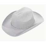 Zsinóros cowboy kalap ( fekete, ezüst, púder rózsaszín )