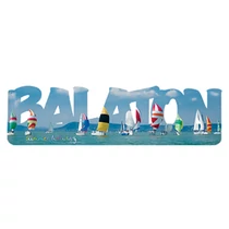 Fa mágnes ( Balaton vitorlások )