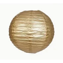 Arany-ezüst gömb lampion 20 cm