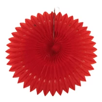 Egyszínű tárcsás lampion 30 cm