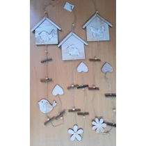 Házikós tavaszi függődísz 65 cm
