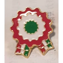 Fodros kokárda ( fém ) 3 cm x 3 cm / MÁR ELŐRENDELHETŐ!