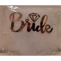 &quot;Bride to be&quot; fátyol ( rosegold felirattal )