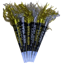 Night glitteres papír trombita (29 cm)