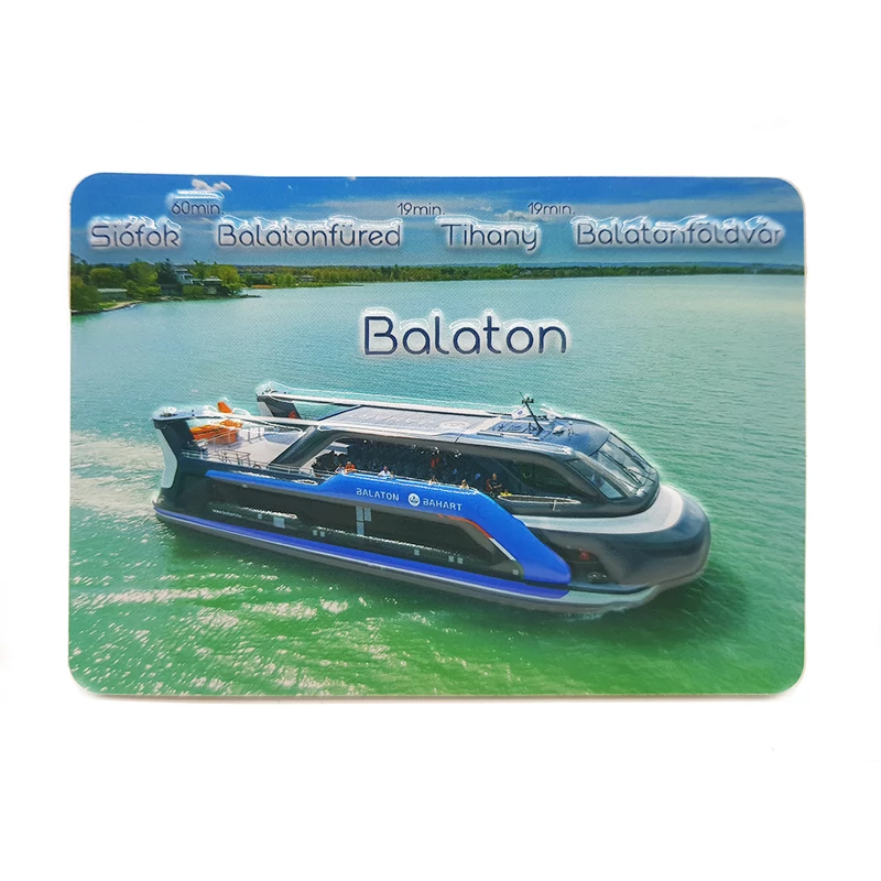 Dombor mágnes nagy ( Komp, Balaton felirat )