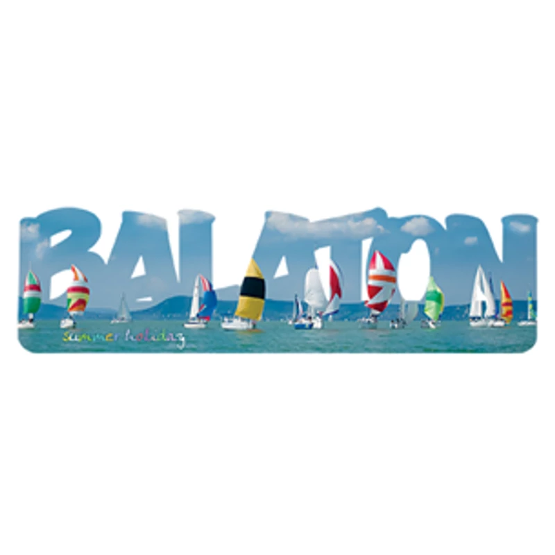 Fa mágnes ( Balaton vitorlások )