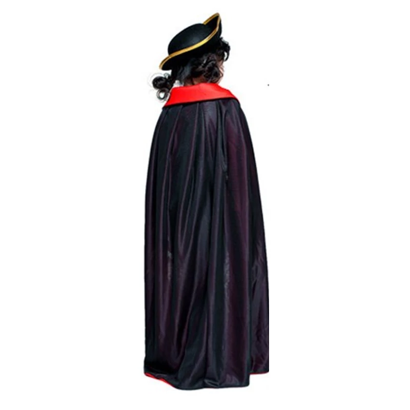 Fekete-piros gyerek köpeny 80 cm ( Felálló nyakú )