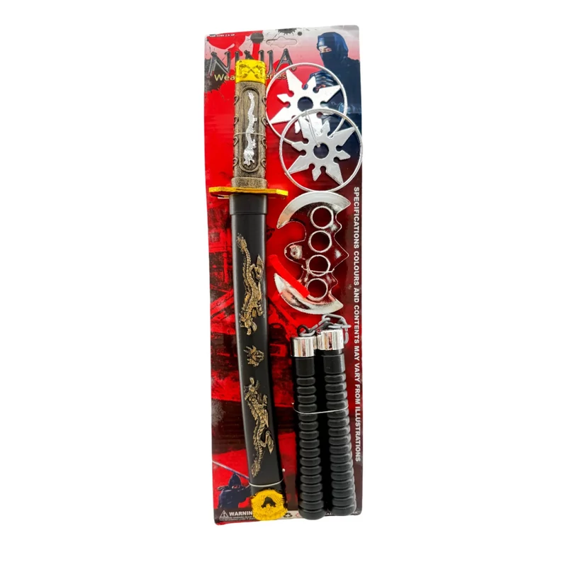 Ninja szett lapon ( 6 részes )