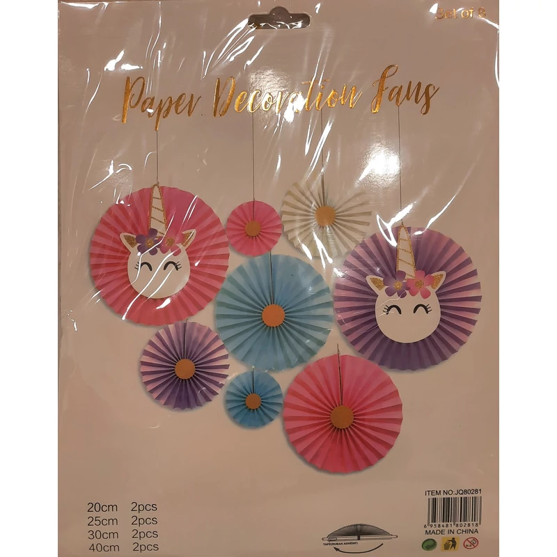 Lampion szett unikornis (8 db/ cs)