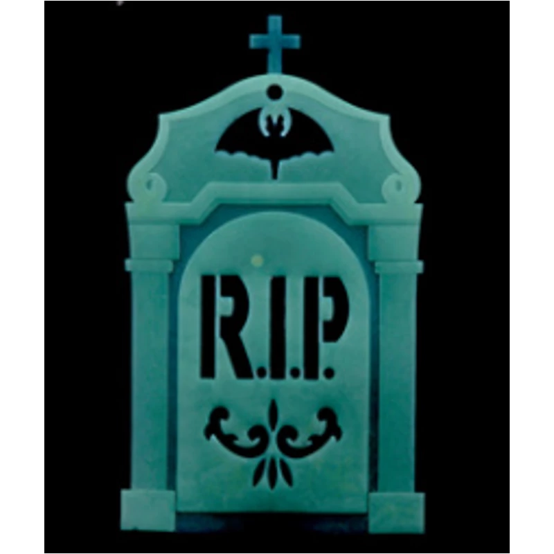 Fluoreszkáló R.I.P.dísz