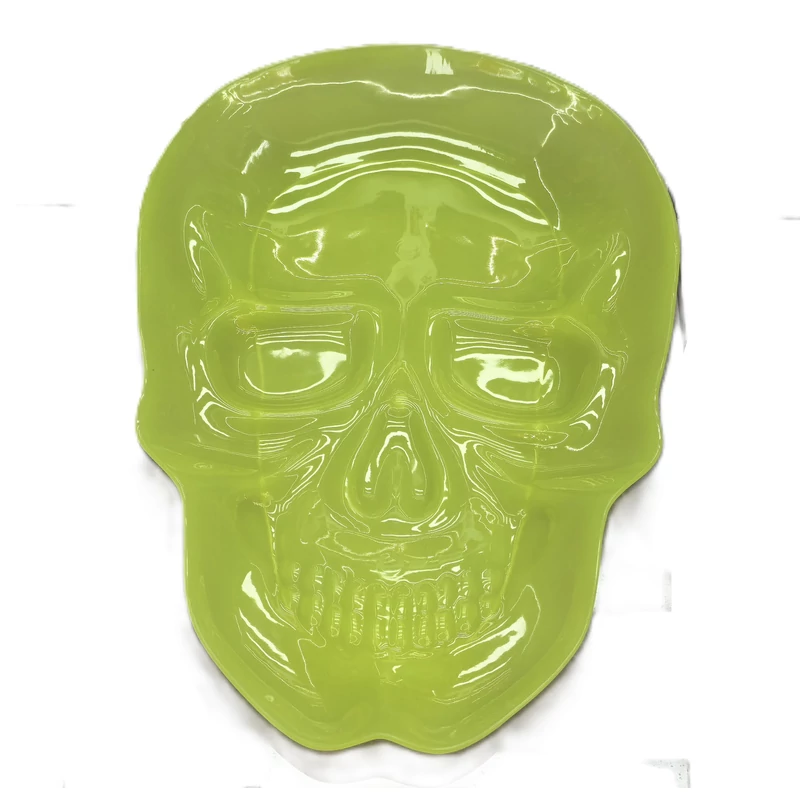 Fluoreszkáló koponya kínáló tál / MÁR ELŐRENDELHETŐ!