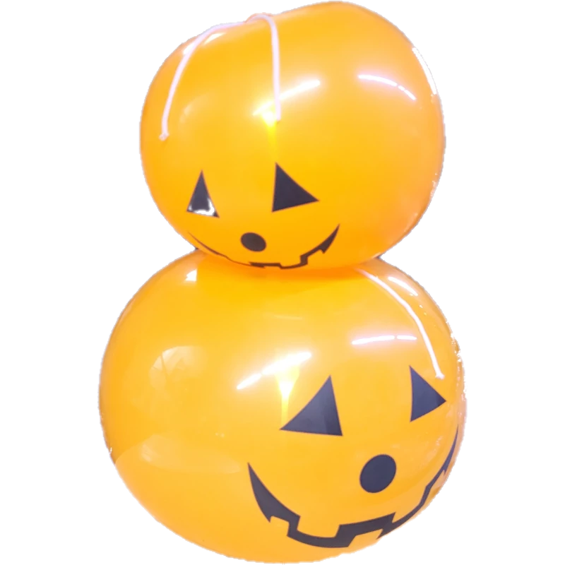 Világítós halloween lufi 5db/cs.