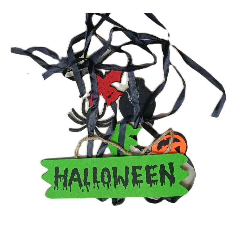 Szalagos halloween ajtódísz / MÁR ELŐRENDELHETŐ!