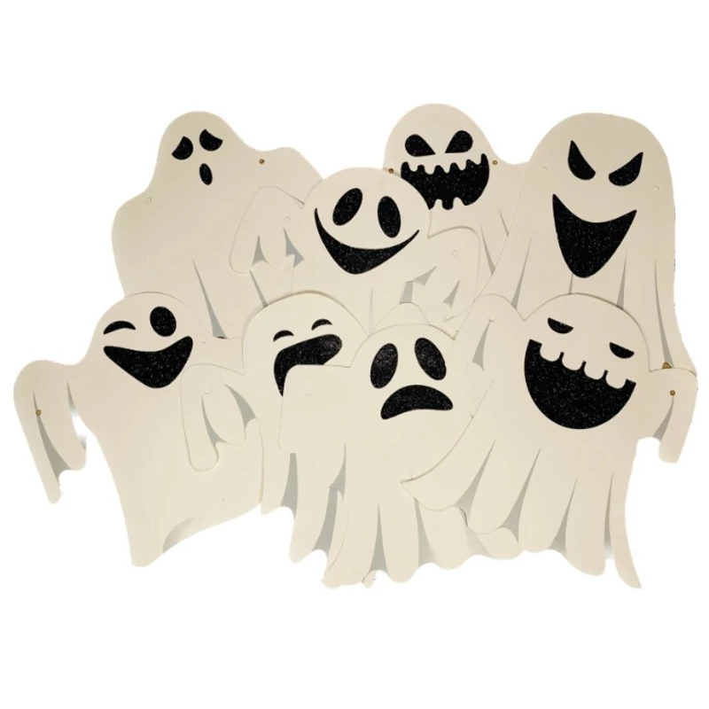 Színes halloween füzér