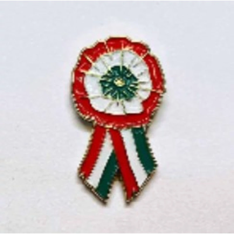Fém kokárda  4,5 x 2,5 cm/ MÁR ELŐRENDELHETŐ!