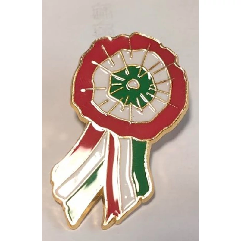 Fém kokárda  4,5 x 2,5 cm/ MÁR ELŐRENDELHETŐ!