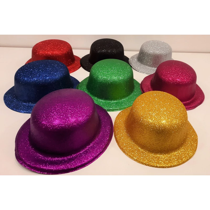 Chaplin kalap glitteres